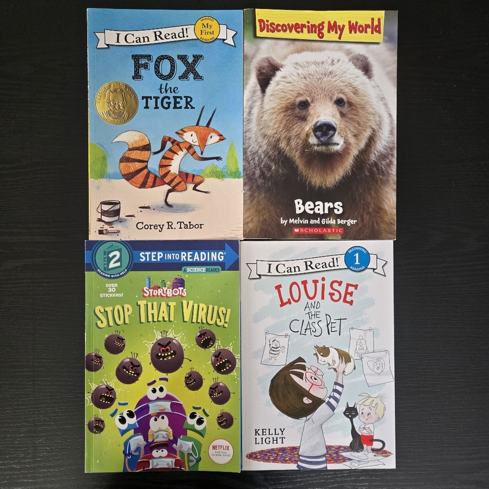 I Can Read! Kids Book Set - Fox, Bears, Virus, Louise